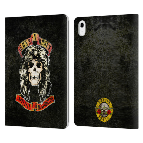 Guns N' Roses Vintage Adler Leather Book Wallet Case Cover For Apple iPad Air 11 2020/2022/2024/2025