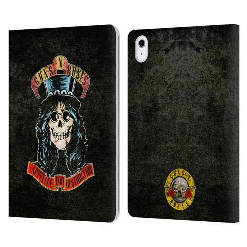 Guns N' Roses Vintage Slash Leather Book Wallet Case Cover For Apple iPad Air 11 2020/2022/2024/2025