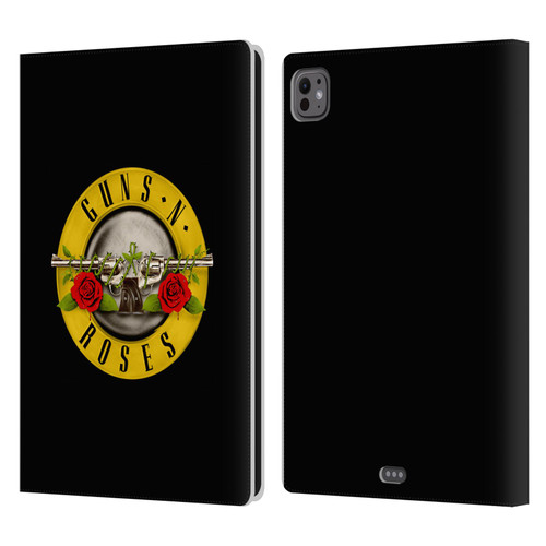 Guns N' Roses Key Art Bullet Logo Leather Book Wallet Case Cover For Apple iPad Pro 11 M4/M5 2024/2025