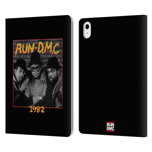 Run-D.M.C. Key Art Photo 1982 Leather Book Wallet Case Cover For Apple iPad Air 11 2020/2022/2024/2025