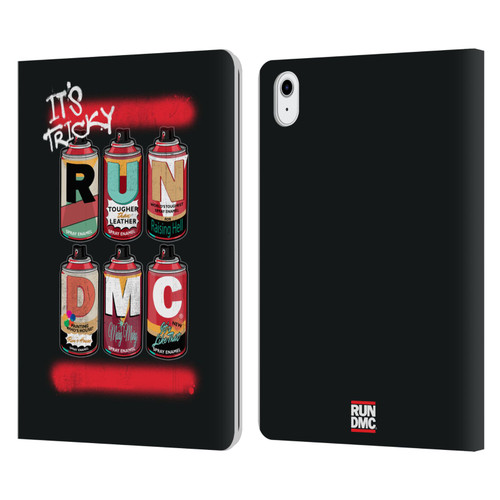 Run-D.M.C. Key Art Spray Cans Leather Book Wallet Case Cover For Apple iPad Air 11 2020/2022/2024/2025