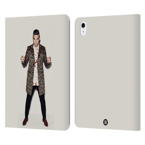 Robbie Williams Calendar Animal Print Coat Leather Book Wallet Case Cover For Apple iPad Air 11 2020/2022/2024/2025