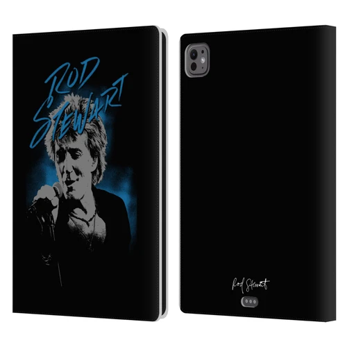 Rod Stewart Art Scribble Leather Book Wallet Case Cover For Apple iPad Pro 11 M4/M5 2024/2025
