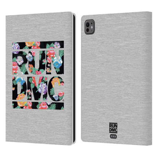 Run-D.M.C. Key Art Floral Leather Book Wallet Case Cover For Apple iPad Pro 11 M4/M5 2024/2025