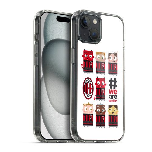 AC Milan Children We Are Soft Gel Case for Apple iPhone 15 Plus & MagSafe