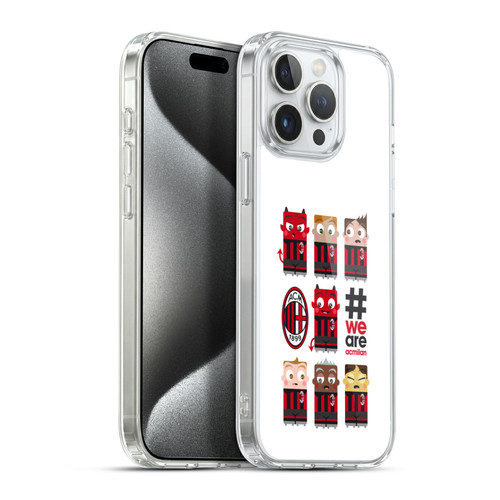 AC Milan Children We Are Soft Gel Case for Apple iPhone 15 Pro Max & MagSafe