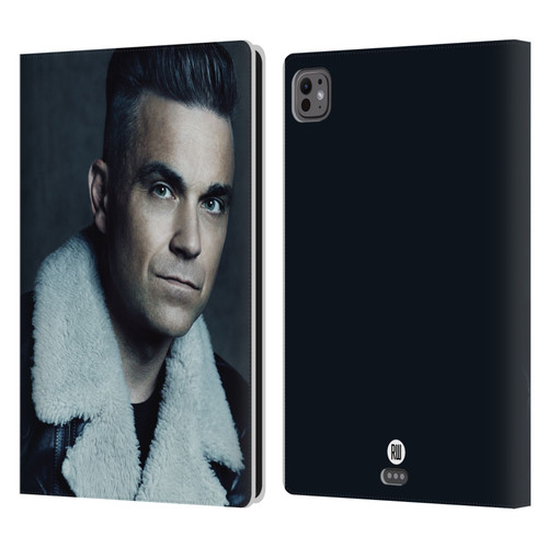 Robbie Williams Calendar Leather Jacket Leather Book Wallet Case Cover For Apple iPad Pro 11 M4/M5 2024/2025