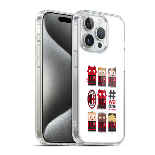 AC Milan Children We Are Soft Gel Case for Apple iPhone 15 Pro & MagSafe