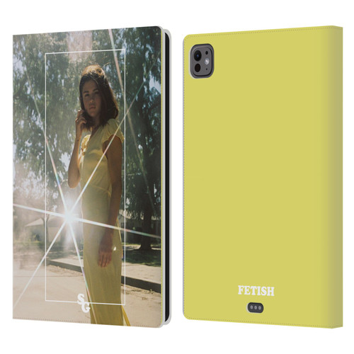 Selena Gomez Fetish Nightgown Yellow Leather Book Wallet Case Cover For Apple iPad Pro 11 M4/M5 2024/2025