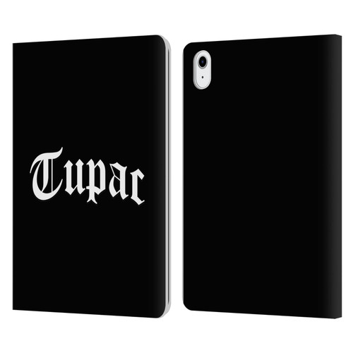 Tupac Shakur Logos Old English 2 Leather Book Wallet Case Cover For Apple iPad Air 11 2020/2022/2024/2025