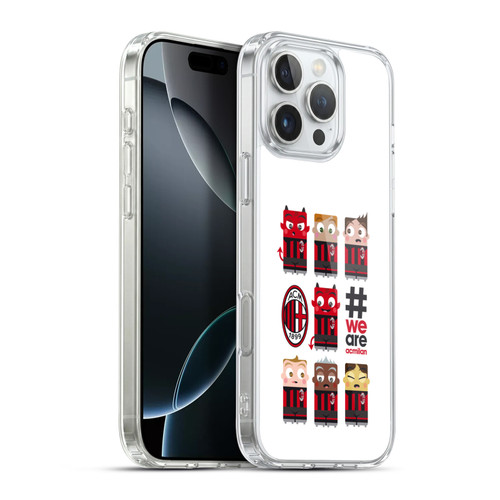 AC Milan Children We Are Soft Gel Case for Apple iPhone 16 Pro Max & MagSafe