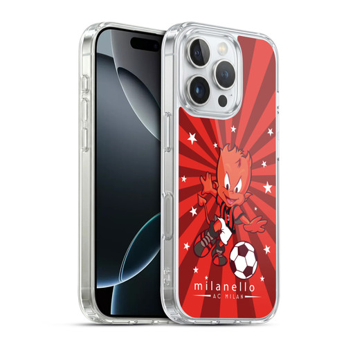 AC Milan Children Milanello 2 Soft Gel Case for Apple iPhone 16 Pro & MagSafe