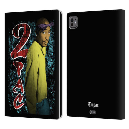 Tupac Shakur Key Art Vintage Leather Book Wallet Case Cover For Apple iPad Pro 11 M4/M5 2024/2025