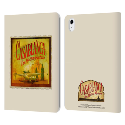 Casablanca Graphics Poster Leather Book Wallet Case Cover For Apple iPad Air 11 2020/2022/2024/2025