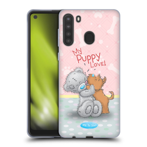Me To You Classic Tatty Teddy Dog Pet Soft Gel Case for Samsung Galaxy A21 (2020)