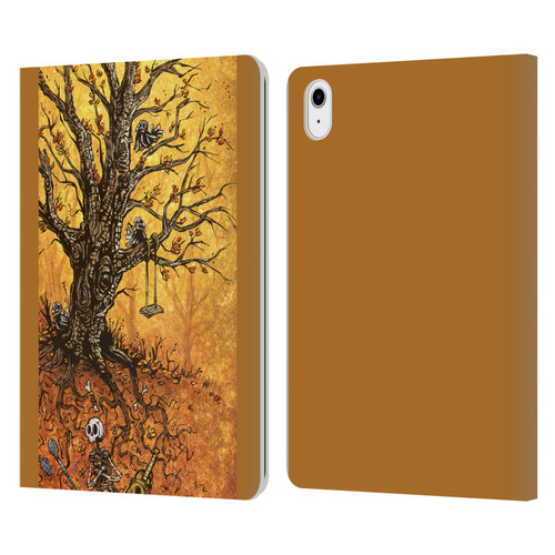 David Lozeau Colourful Art Tree Of Life Leather Book Wallet Case Cover For Apple iPad Air 11 2020/2022/2024/2025