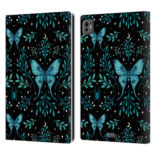 Episodic Drawing Art Butterfly Pattern Leather Book Wallet Case Cover For Apple iPad Pro 11 M4/M5 2024/2025
