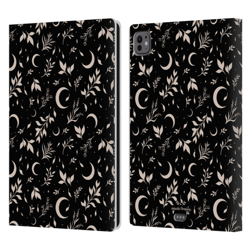 Episodic Drawing Florals & Serpents Moon Garden Leather Book Wallet Case Cover For Apple iPad Pro 11 M4/M5 2024/2025