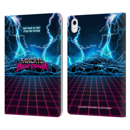 Far Cry 3 Blood Dragon Key Art Logo Leather Book Wallet Case Cover For Apple iPad Air 11 2020/2022/2024/2025
