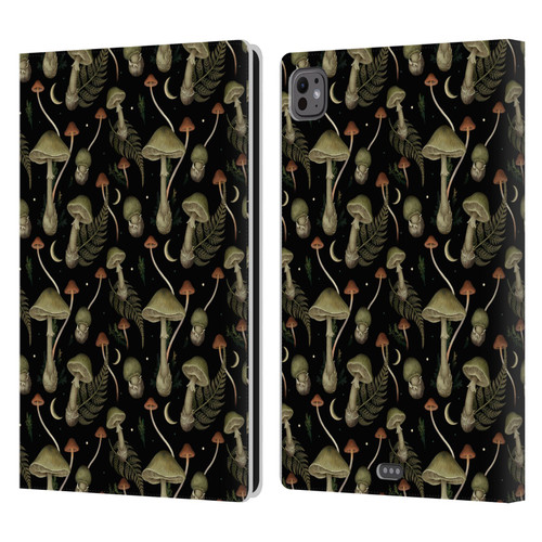 Episodic Drawing Pattern Death Cap Leather Book Wallet Case Cover For Apple iPad Pro 11 M4/M5 2024/2025
