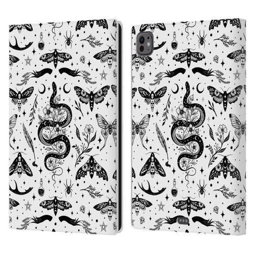Episodic Drawing Pattern Flash Tattoo Leather Book Wallet Case Cover For Apple iPad Pro 11 M4/M5 2024/2025