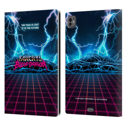 Far Cry 3 Blood Dragon Key Art Logo Leather Book Wallet Case Cover For Apple iPad Pro 11 M4/M5 2024/2025