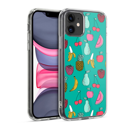 Andrea Lauren Design Food Pattern Fruits Soft Gel Case for Apple iPhone 11