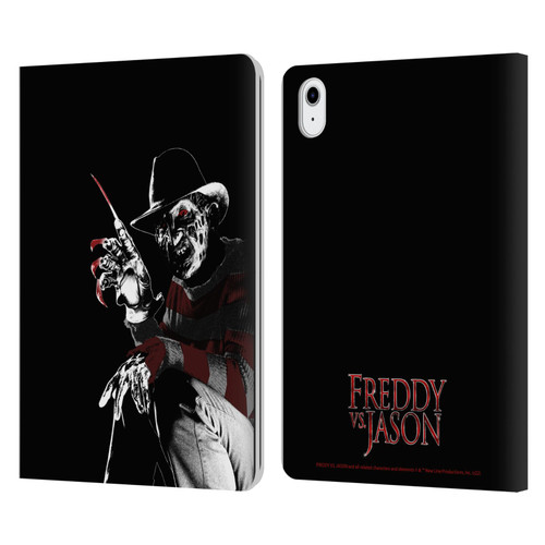 Freddy VS. Jason Graphics Freddy Leather Book Wallet Case Cover For Apple iPad Air 11 2020/2022/2024/2025