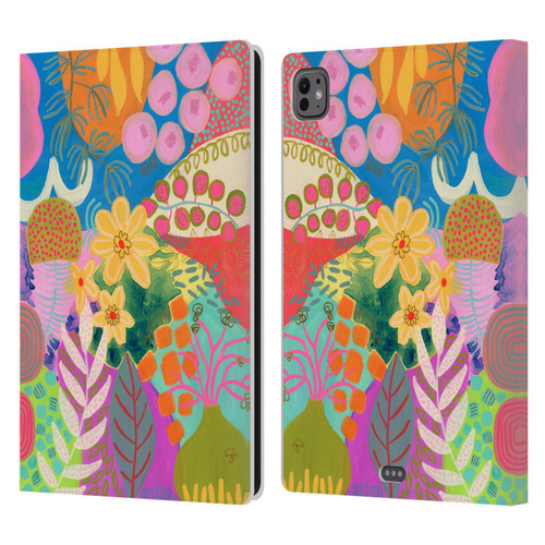 Suzanne Allard Floral Art Yellow Daisies Leather Book Wallet Case Cover For Apple iPad Pro 11 M4/M5 2024/2025