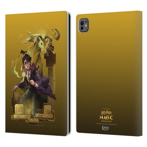 Harry Potter: Magic Awakened Characters Harry Potter Leather Book Wallet Case Cover For Apple iPad Pro 11 M4/M5 2024/2025
