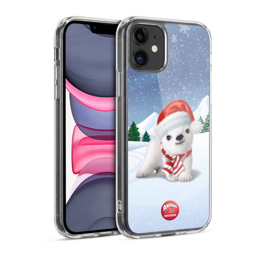 Animal Club International Animals Polar Bear Soft Gel Case for Apple iPhone 11
