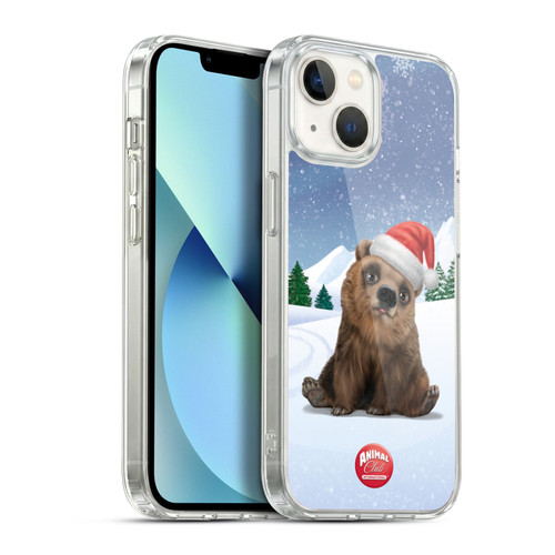 Animal Club International Animals Bear Soft Gel Case for Apple iPhone 13