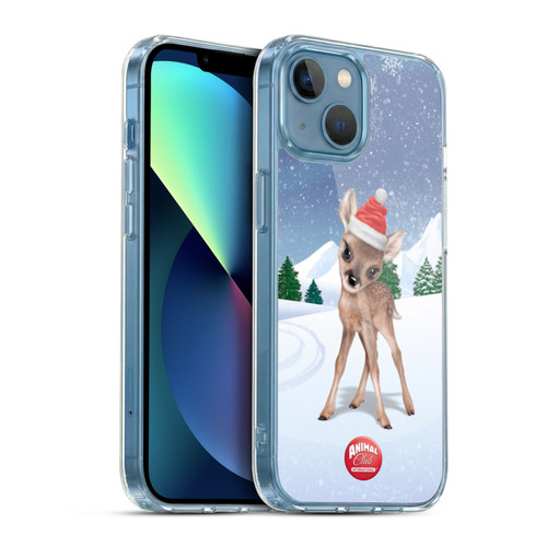 Animal Club International Animals Deer Soft Gel Case for Apple iPhone 13 Mini & MagSafe