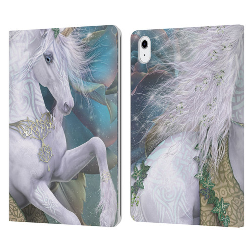 Laurie Prindle Fantasy Horse Kieran Unicorn Leather Book Wallet Case Cover For Apple iPad Air 11 2020/2022/2024/2025