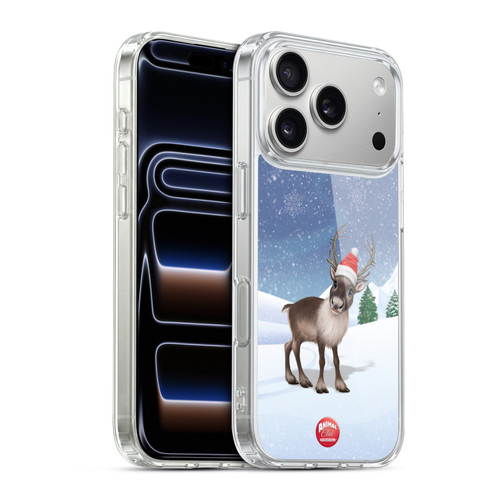 Animal Club International Animals Reindeer Soft Gel Case for Apple iPhone 17 Pro
