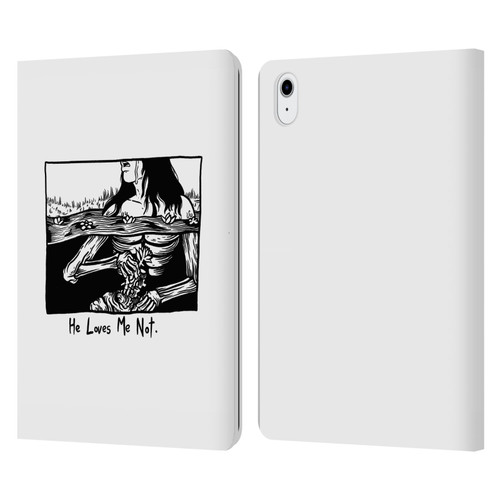 Matt Bailey Art Loves Me Not Leather Book Wallet Case Cover For Apple iPad Air 11 2020/2022/2024/2025