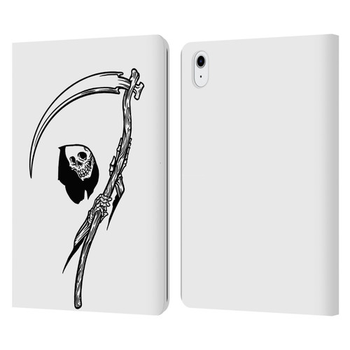 Matt Bailey Art Negative Reaper Leather Book Wallet Case Cover For Apple iPad Air 11 2020/2022/2024/2025