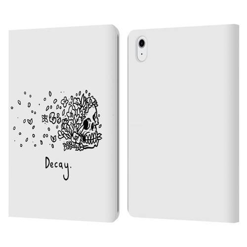Matt Bailey Skull Decay Leather Book Wallet Case Cover For Apple iPad Air 11 2020/2022/2024/2025