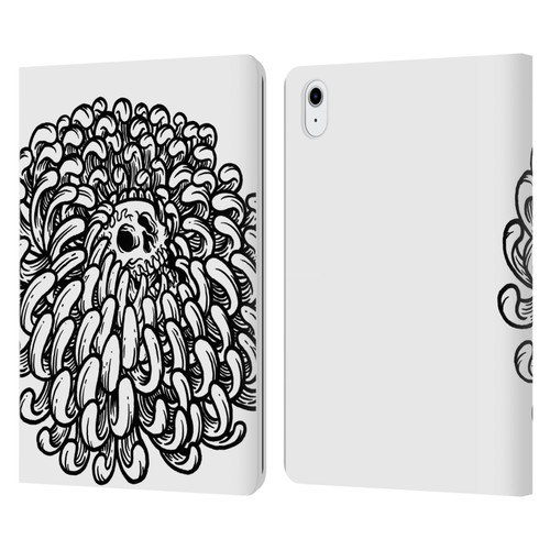 Matt Bailey Skull Flower Leather Book Wallet Case Cover For Apple iPad Air 11 2020/2022/2024/2025