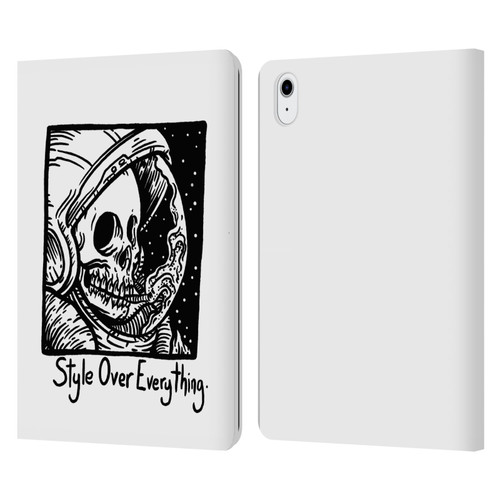 Matt Bailey Skull Style Over Everything Leather Book Wallet Case Cover For Apple iPad Air 11 2020/2022/2024/2025
