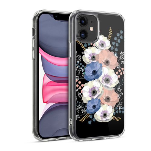 Anis Illustration Flowers Bouquet 5 Soft Gel Case for Apple iPhone 11