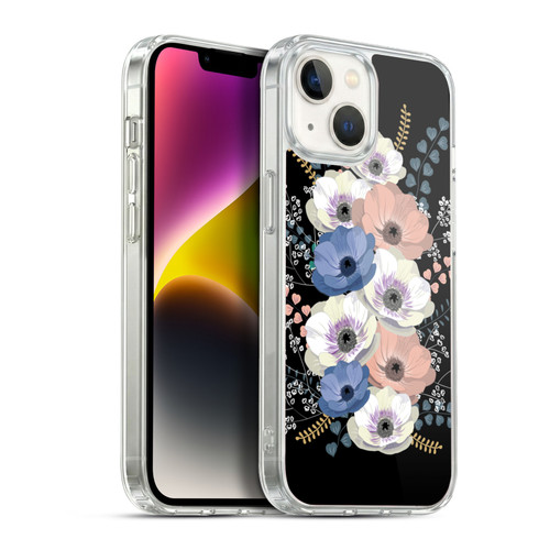 Anis Illustration Flowers Bouquet 5 Soft Gel Case for Apple iPhone 14