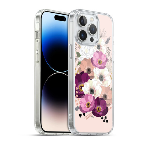 Anis Illustration Flowers Bouquet 1 Soft Gel Case for Apple iPhone 14 Pro Max & MagSafe