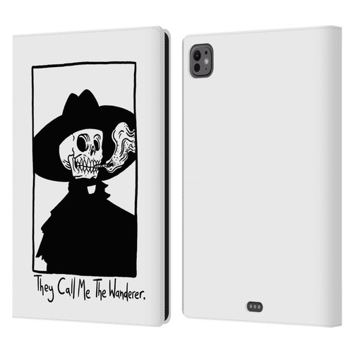 Matt Bailey Art They Call MeThe Wanderer Leather Book Wallet Case Cover For Apple iPad Pro 11 M4/M5 2024/2025