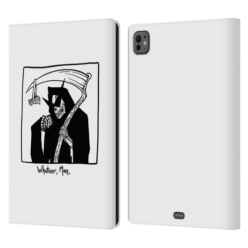 Matt Bailey Art Whatever Man Leather Book Wallet Case Cover For Apple iPad Pro 11 M4/M5 2024/2025