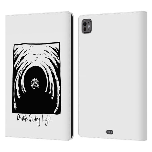 Matt Bailey Skull Deaths Guiding Light Leather Book Wallet Case Cover For Apple iPad Pro 11 M4/M5 2024/2025