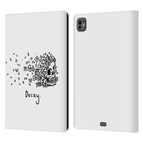 Matt Bailey Skull Decay Leather Book Wallet Case Cover For Apple iPad Pro 11 M4/M5 2024/2025