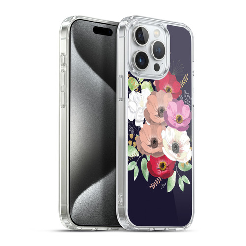 Anis Illustration Flowers Bouquet 2 Soft Gel Case for Apple iPhone 15 Pro Max & MagSafe