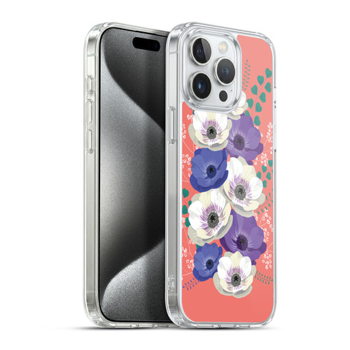 Anis Illustration Flowers Bouquet 4 Soft Gel Case for Apple iPhone 15 Pro Max & MagSafe