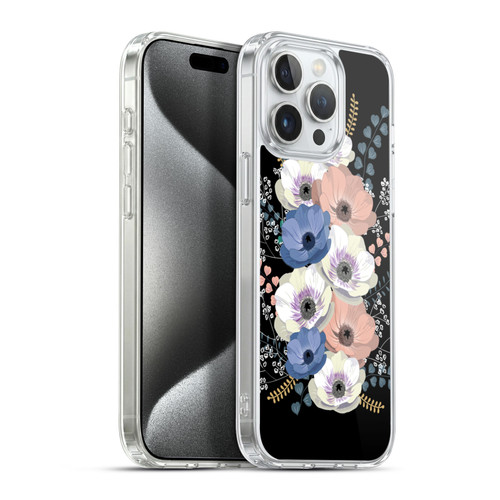 Anis Illustration Flowers Bouquet 5 Soft Gel Case for Apple iPhone 15 Pro Max & MagSafe